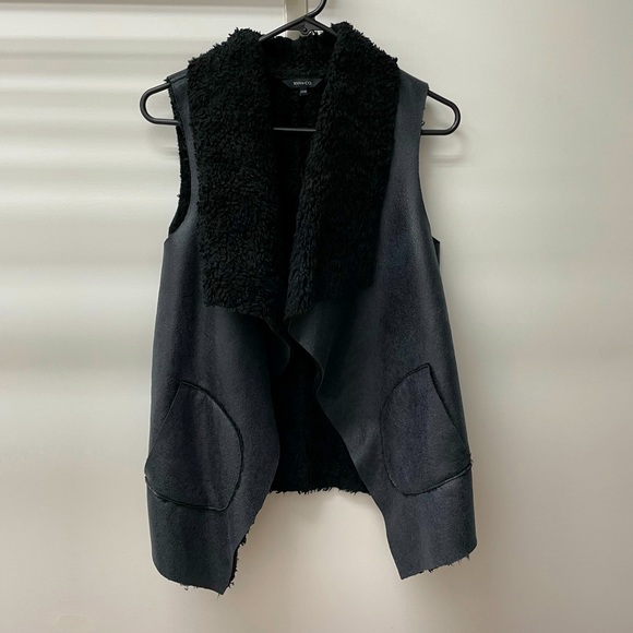 RW&CO faux shearling sleeveless vest XS - Picture 1 of 5